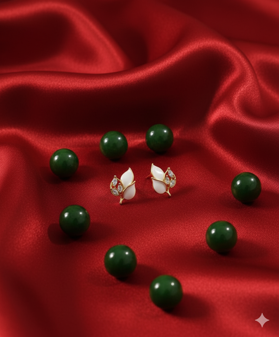 Blush Petal Studs Earring