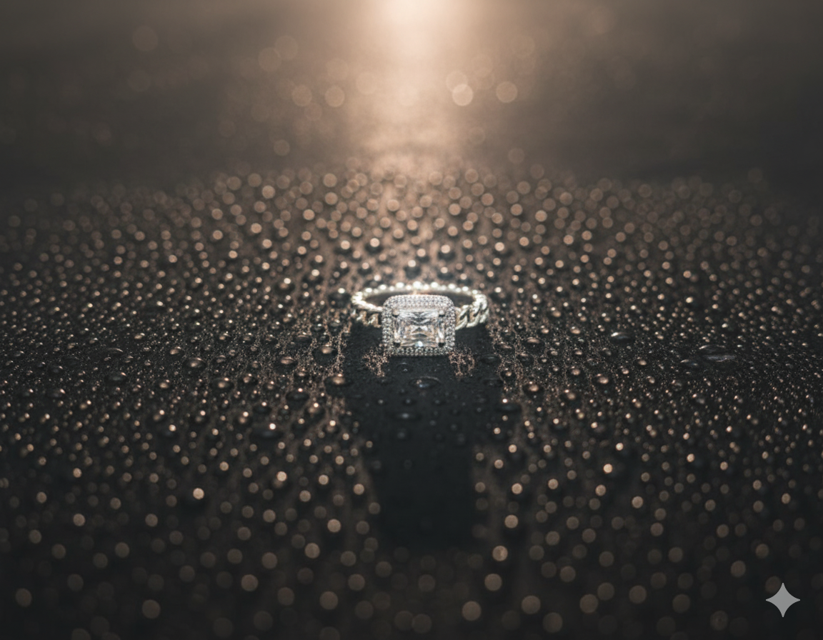 Diamond Square Ring
