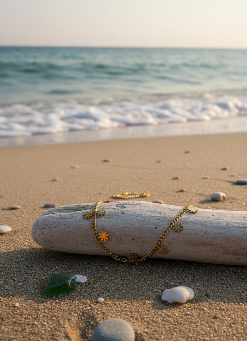 Golden Flower Bracelet