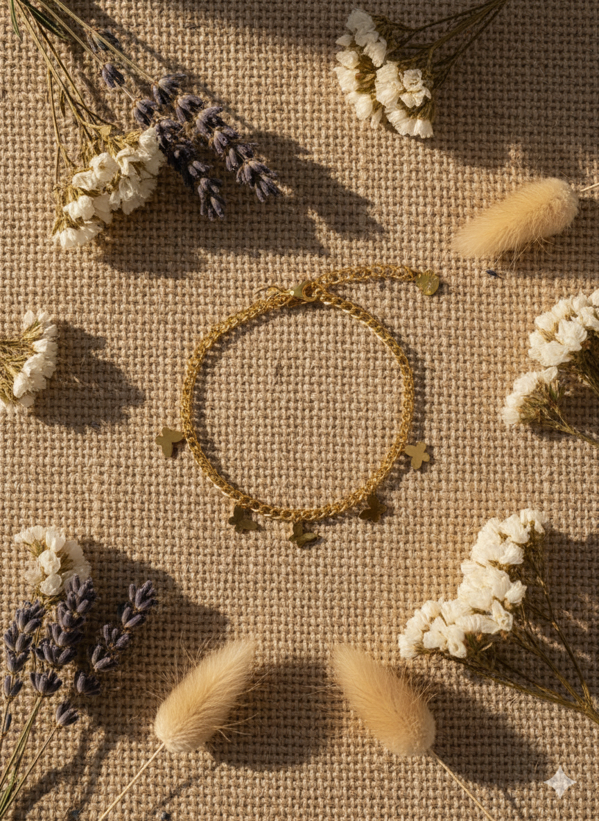 Golden Flower Bracelet