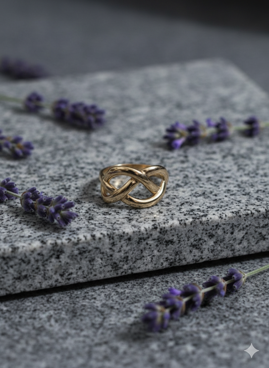 Golden Stainless Steel Ring