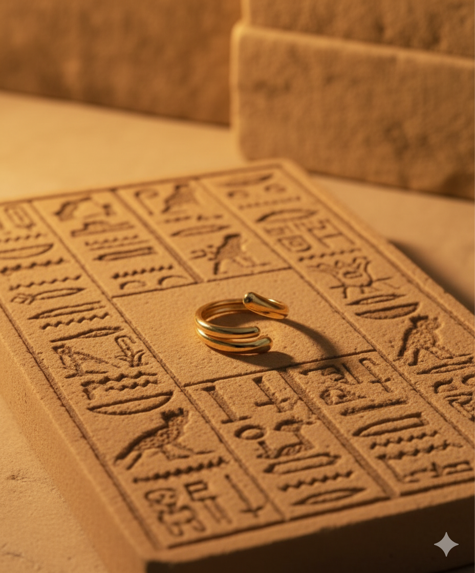 Golden Stainless Steel Ring