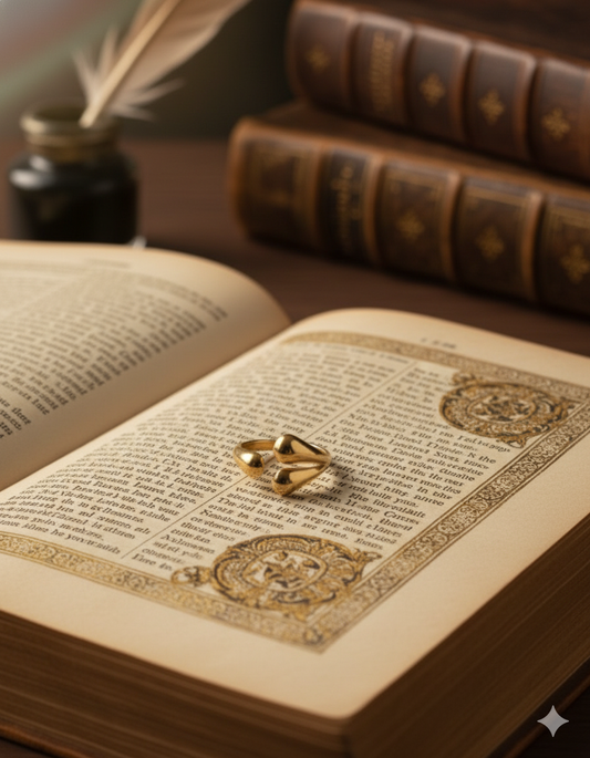 Golden Stainless Steel Ring