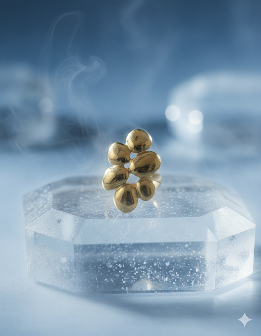 Golden Stainless Steel Ring