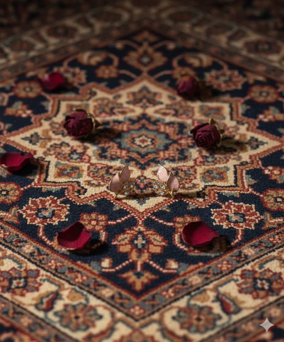 Blush Petal Studs Earring