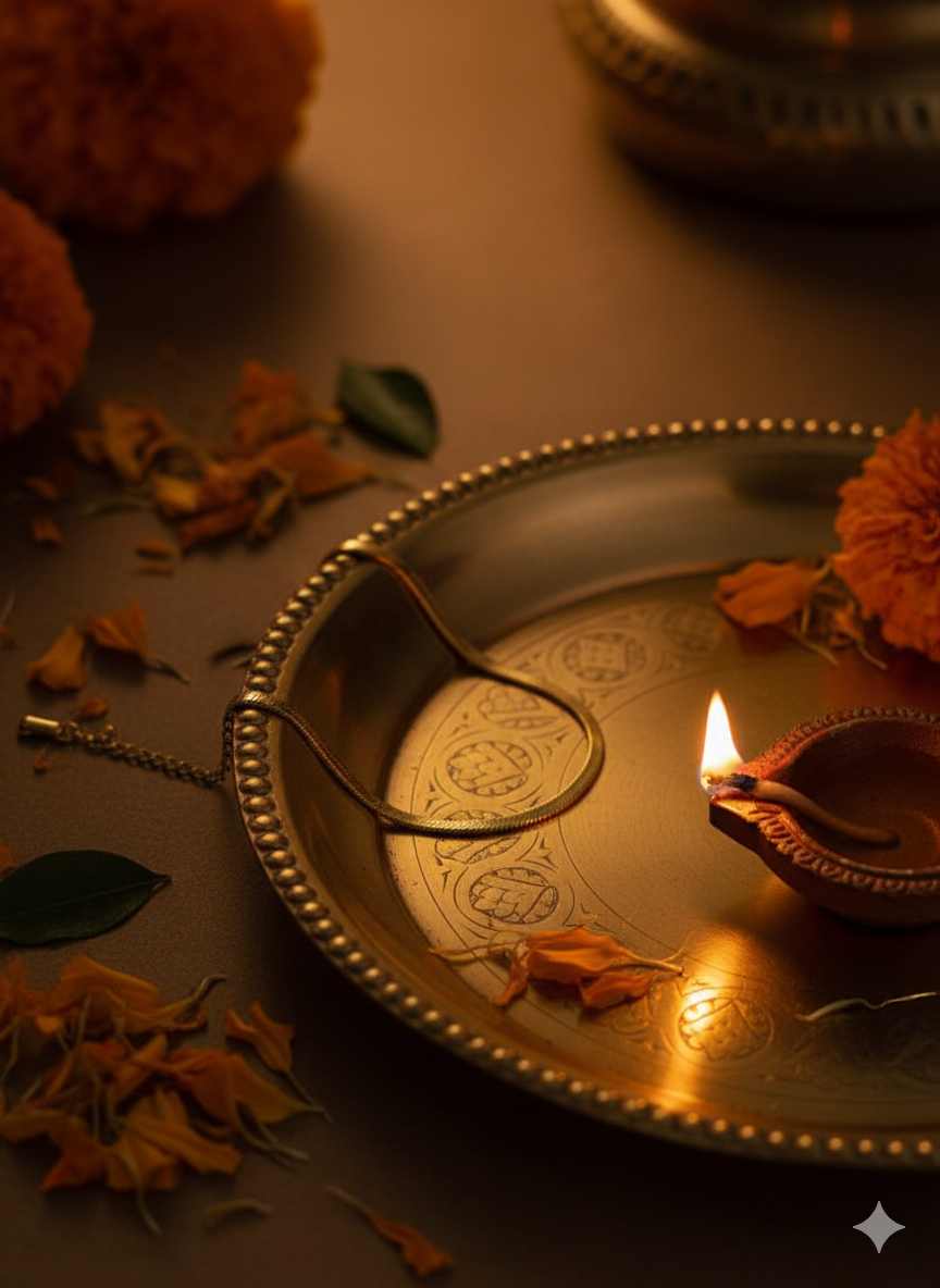 Golden Plain Bracelet