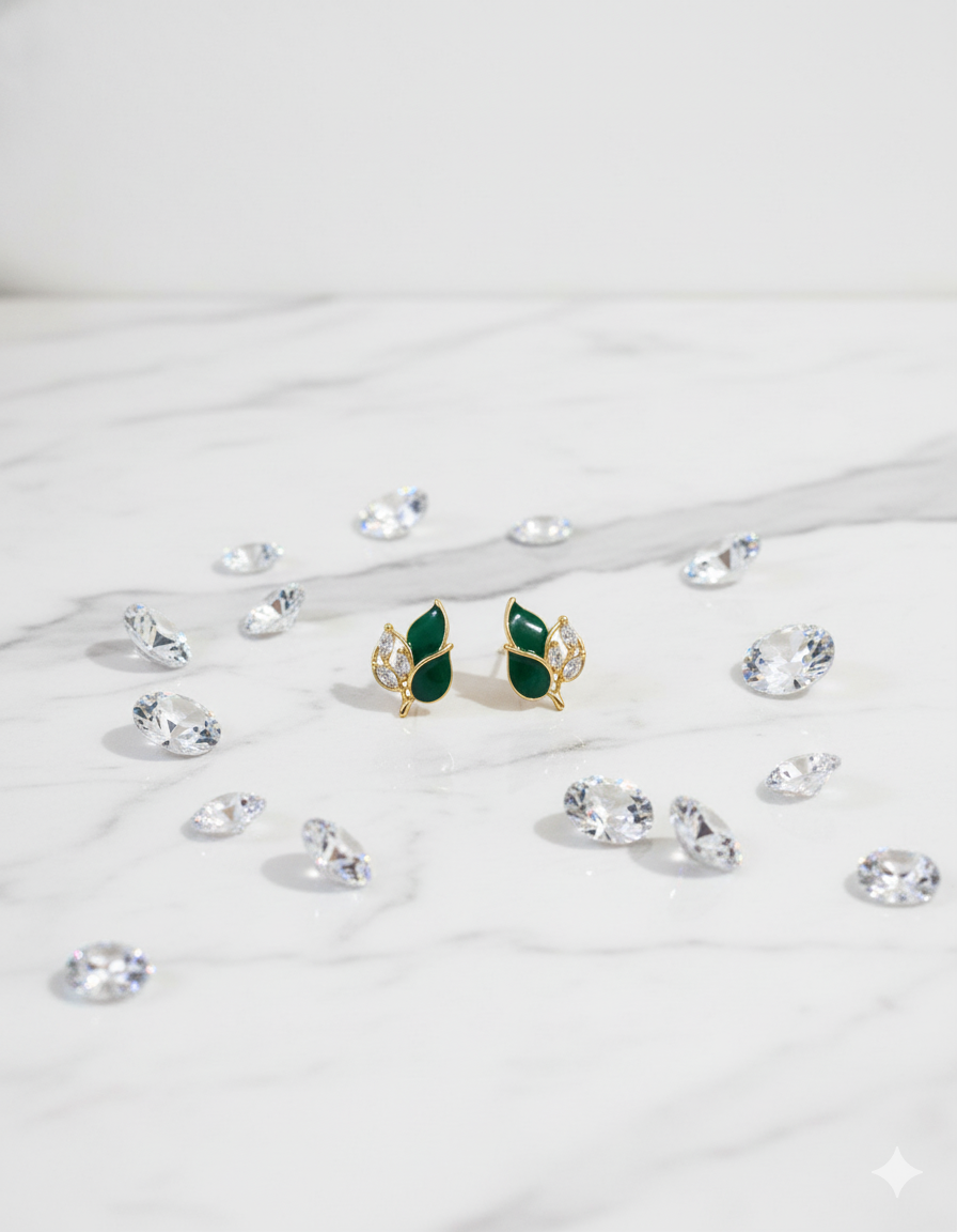 Blush Petal Studs Earring