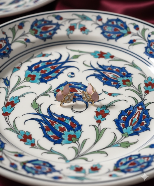 Blush Petal Studs Earring