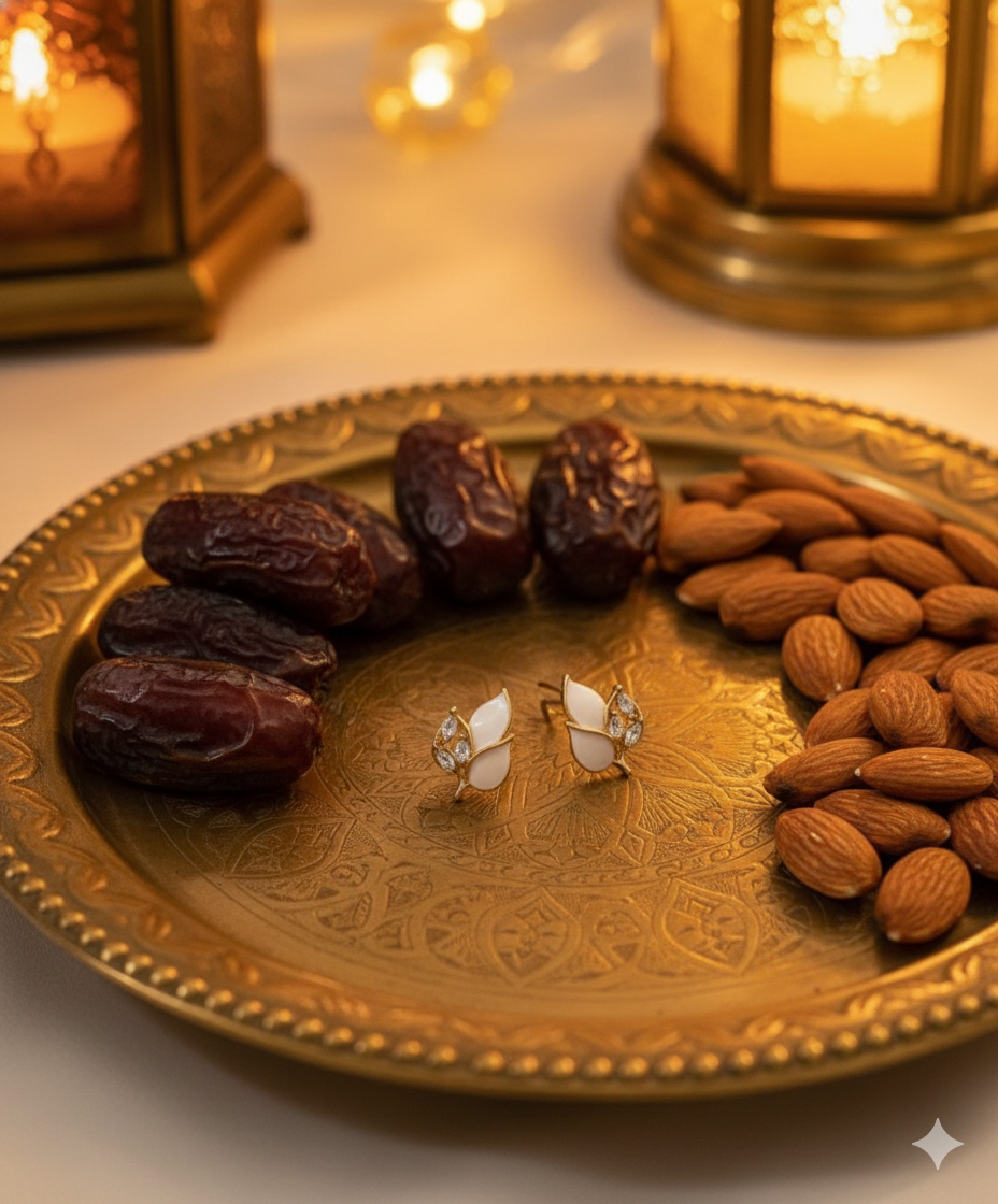 Blush Petal Studs Earring