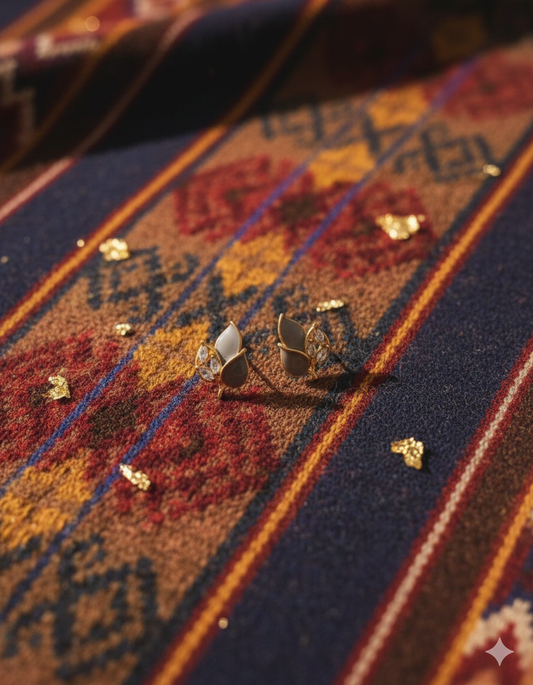 Blush Petal Studs Earring