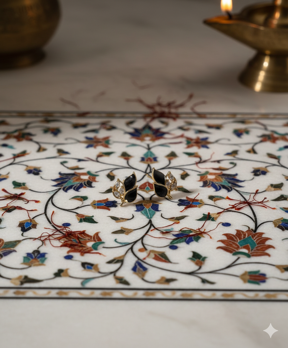 Blush Petal Studs Earring