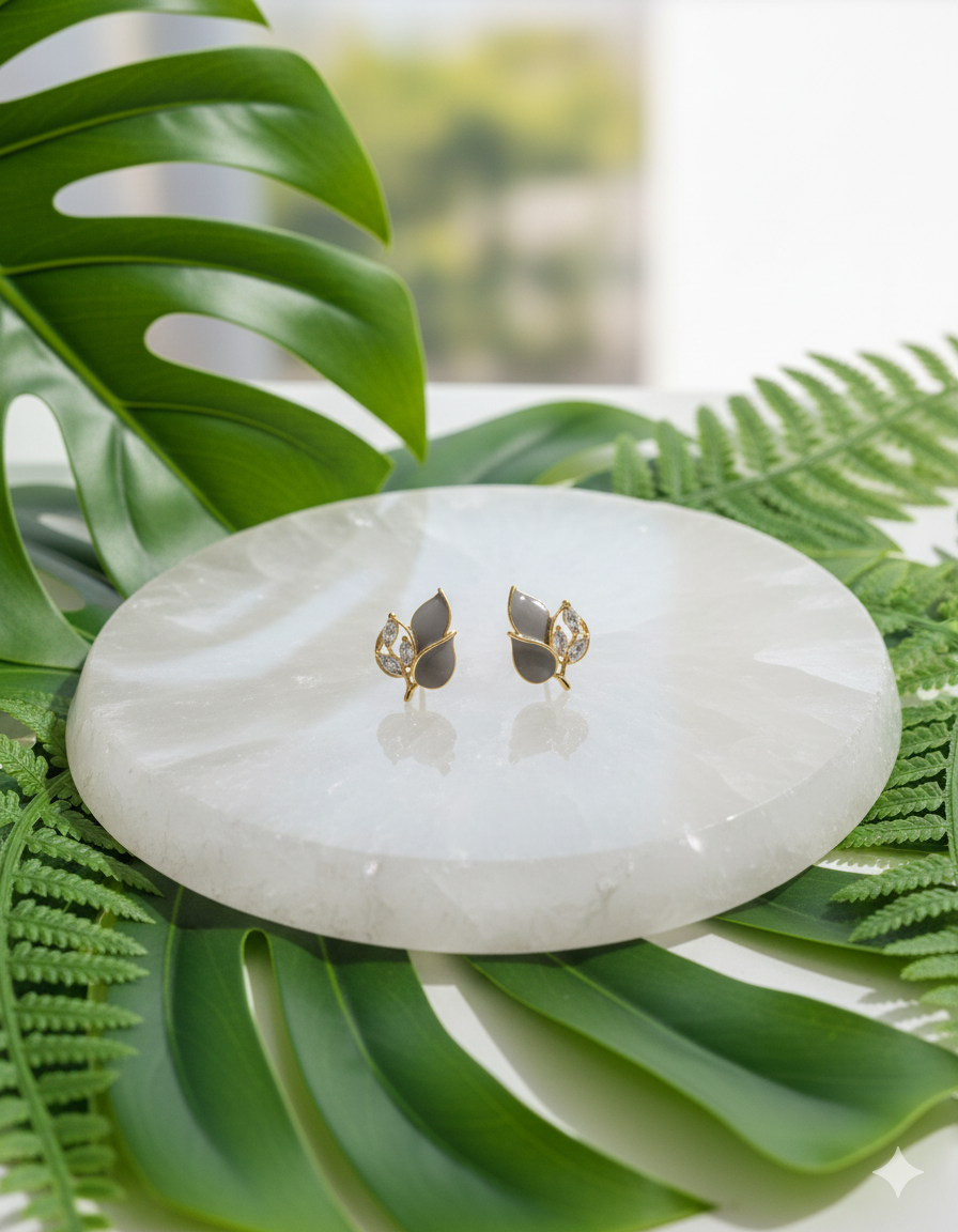 Blush Petal Studs Earring