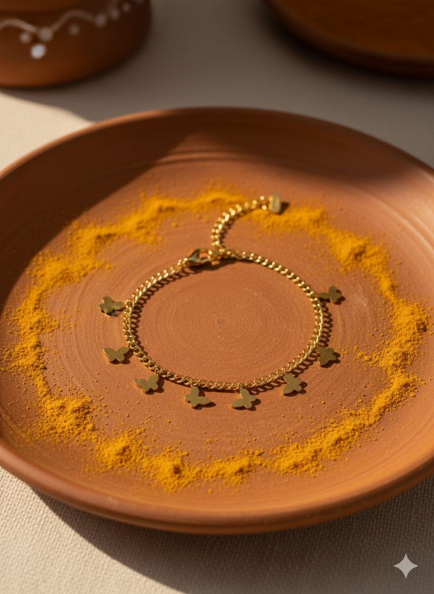 Golden Butterfly Bracelet