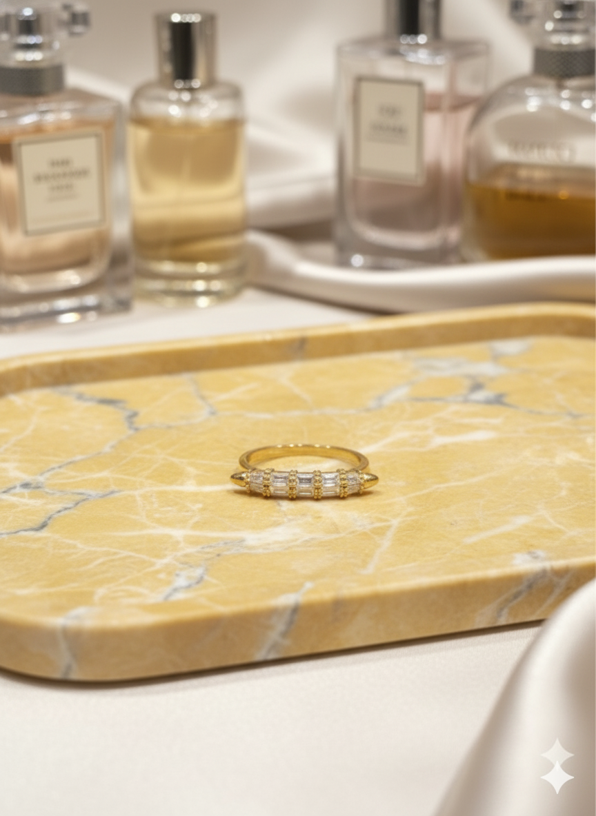 Five Stone Diamond Golden Ring