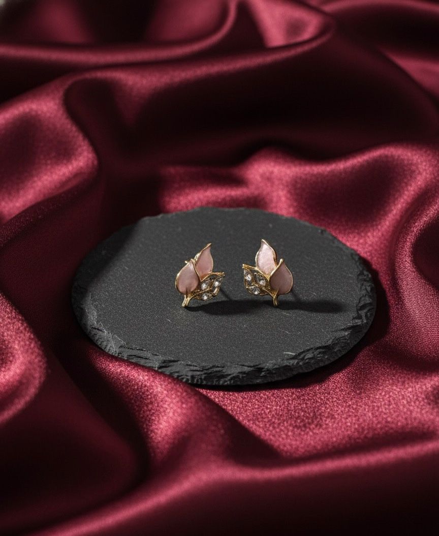 Blush Petal Studs Earring