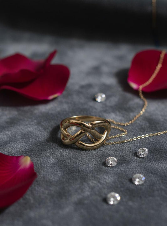 Golden Stainless Steel Ring