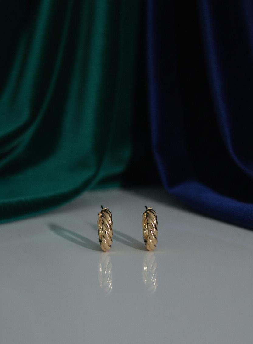 Golden Stud Earring